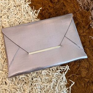 Elegant Silver Clutch